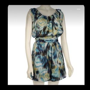 BCBG Mini Dress Teal Blue EUC Size 2